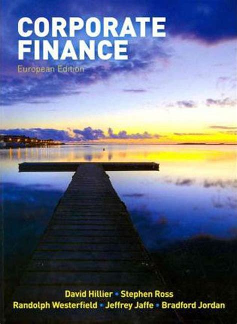 Corporate Finance 12th Edition By Bradford D Jordan Paperback