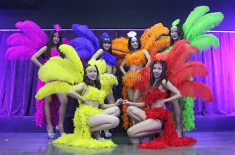Cosplay Bar Opening Stage Party Carnival Brazil Sex Products Feathers
