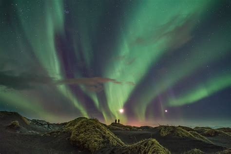 750x1334 Resolution Scenery Of Green Aurora During Night Iceland Hd