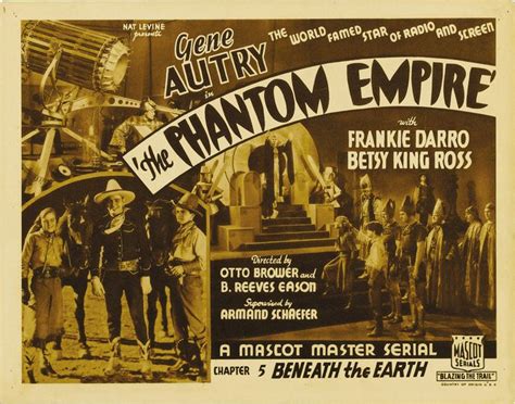 The Phantom Empire 1935 Lobby Cards Movie Posters Vintage Old