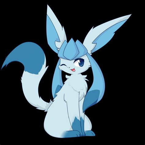 A Blue And White Pokemon Sitting In The Dark