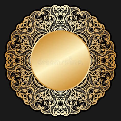 Vector Gold Ornament Stock Vector Illustration Of Elements 37160151