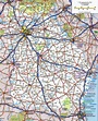 Road Map Of Alabama and Georgia | secretmuseum