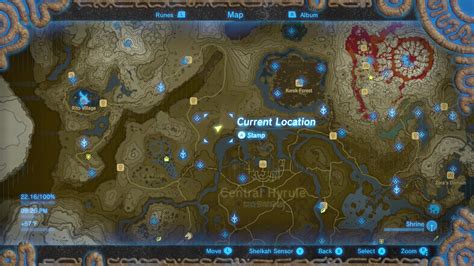 Breath Of The Wild Memory Map Maps For You
