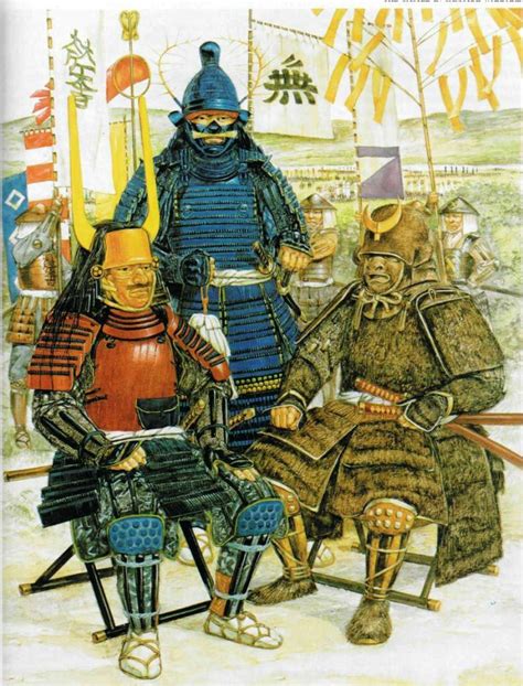 Three Generals Of Toyotomi Hideyoshi During The Kyushu Campaign 1587