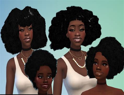 Alpha Afro Hair For Simmer Of Color Cc Alphacc S Cc Sims Cc