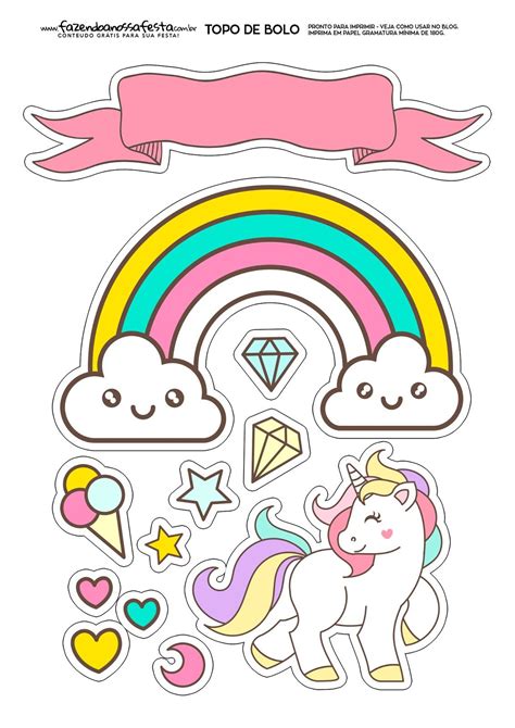 10 Dibujos Para Imprimir Gratis De Unicornios