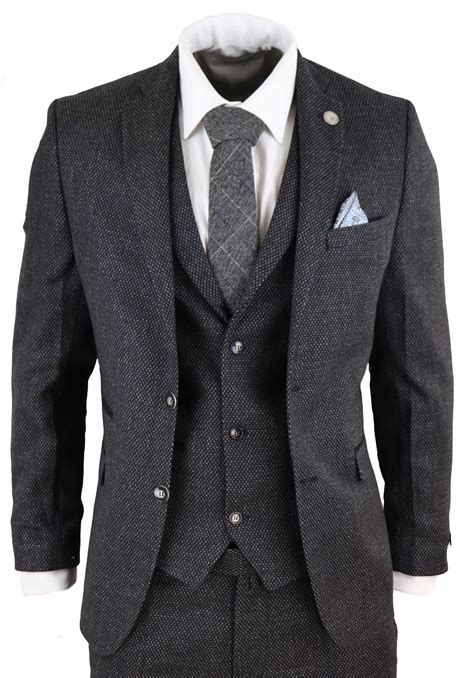 Mens Tweed Suits Amazon Mens Torre Formalwear Grey Donnegal Tweed 3