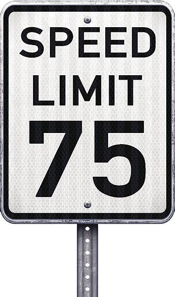 Clip Art Of A Speed Limit Signs Illustrations Royalty Free Vector