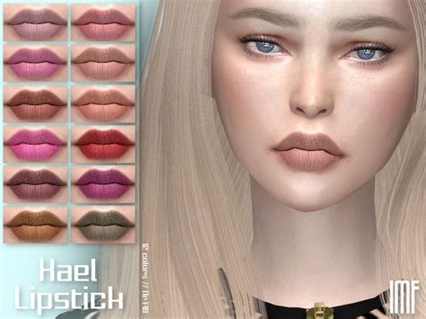 Izziemcfires Imf Xael Lipstick N178 Sims 4 Lipstick Sims