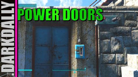 Fallout 4 Simple Power Doors W Logic Gate Switch How To