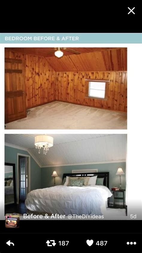 Living room makeover with wood accent wall: Love it | Paneling makeover, Remodel bedroom, Home remodeling