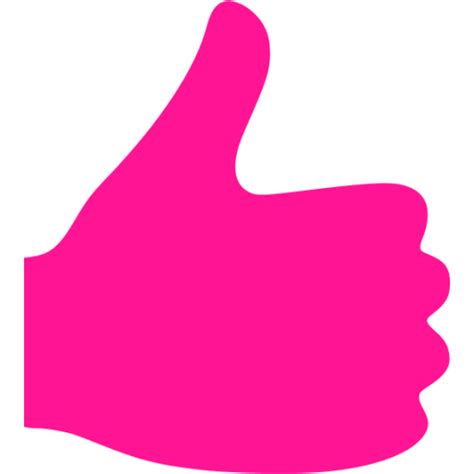 Thumbs Up Png Pink Transparent Background Thumbs Up Icon Free Images
