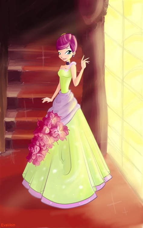 Tecna ~ Flower Dress The Winx Club Fan Art 36142408 Fanpop