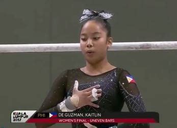 Gymnast Kaitlin De Guzman Wins Th Gold For Philippines In The Sea