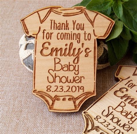 Baby Shower Magnet Baby Shower Favors Personalized Baby Etsy