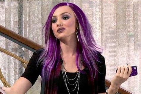 Peyton List Purple Hair Peyton List Emma Ross Disney Jessie