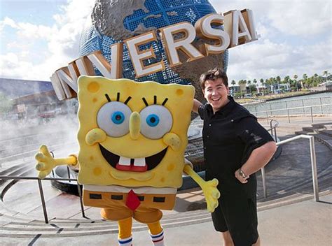 Michael Mcintyre Meets Spongebob At Universal Studios Orlando Michael