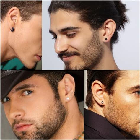 Best Men S Ear Piercing Ideas Where To Buy Mens Earrings Guys Ear
