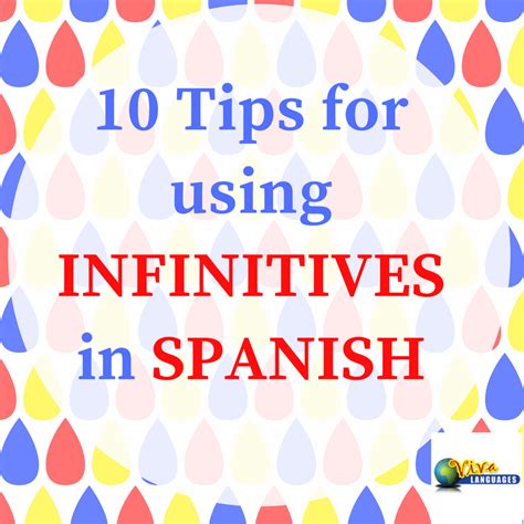 Definitions, examples and verb + infinitive list. When do you need to use an infinitive verb in Spanish ...