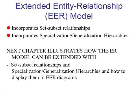 Chapter 3 Data Modeling Using The Entity Relationship