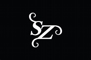 Monogram SZ Logo V2 Gráfico por Greenlines Studios · Creative Fabrica