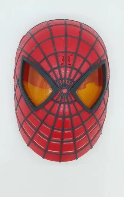 Spiderman Helmet Mask Light Up Eyes Spider Man 2012 Halloween Costume