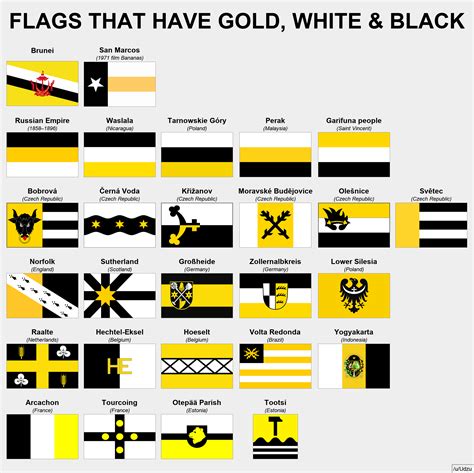 More Flags That Have Gold White And Black Rvexillology