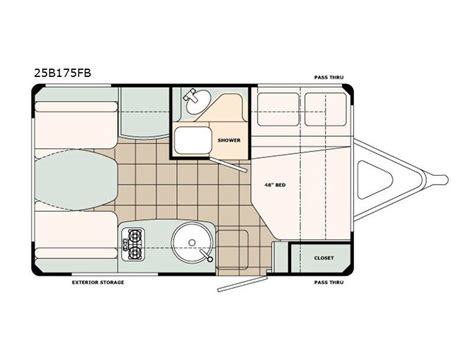 6x12 Camper Floor Plan Floorplansclick