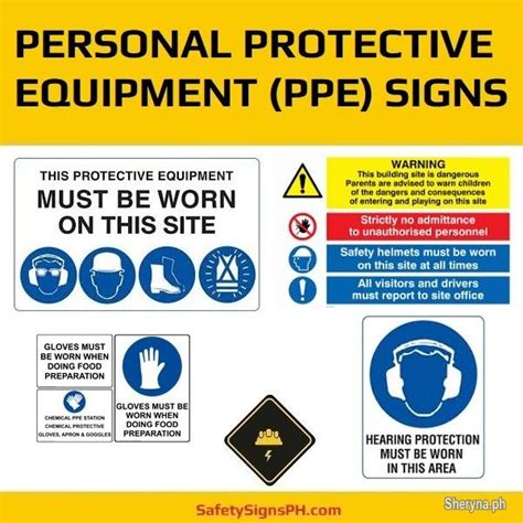 Ppe Signs Personal Protective Equipment Signages Other Services