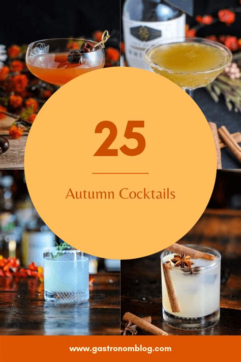 These Autumn Cocktails Are Perfect For Celebrating The Fall Season Full Of Fall Flavors Like