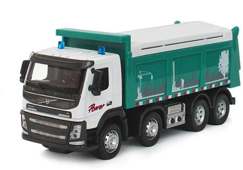 Kids Gray Green Diecast Volvo Dump Truck Toy Nt01t317 Eztrucktoyscom