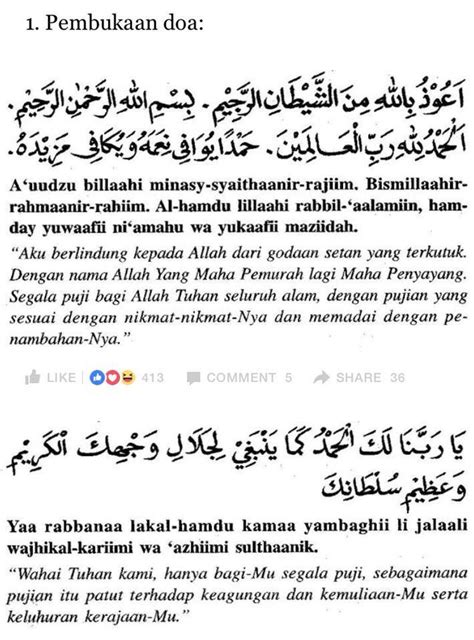 Selepas selesai memberi salam, bacalah doa seperti dalam. Berita TV Malaysia: Doa selepas solat Semoga bermanfaat
