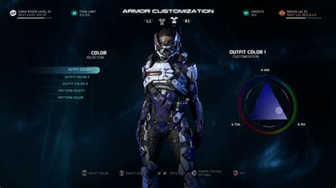Mass Effect Andromeda Guide How To Change Your Armor Polygon