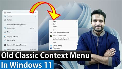 🖥️ How To Get Windows 10 Classic Context Menu In Windows 11 Youtube