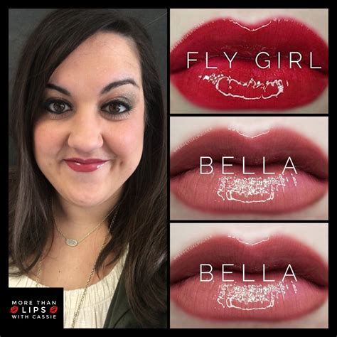 Lipsense Combination Fly Girl Bella Glossy Gloss Cctm More Than Lips With Cassie Lipsense