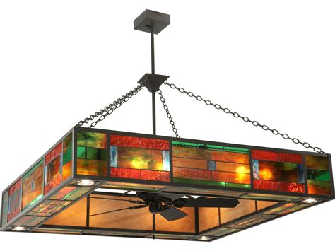There is 1 special value price on mission ceiling fans with lights. Meyda Tiffany Hausman 20-Light Chandel-Air | MY121249