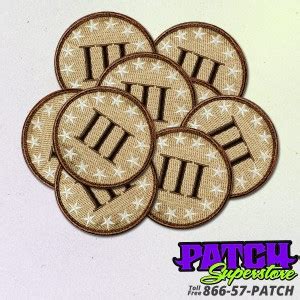 Three Percenter Patch Patchsuperstore