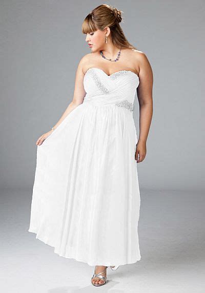 Plus Size White Prom Dresses Fashion Belief