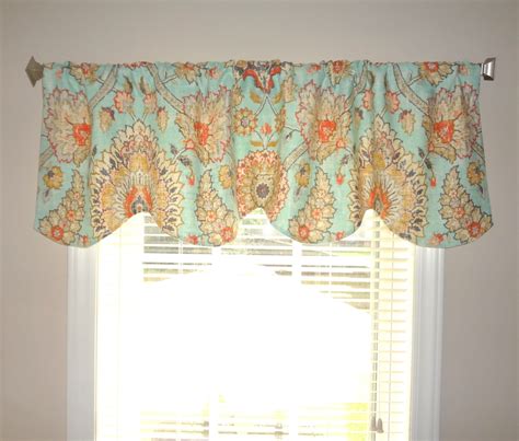 Waverly Scalloped Curtain Valance Topper Window Treatment
