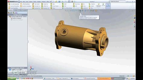 Solidworks Section Views Youtube