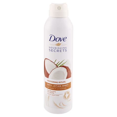Dove Nourishing Secrets Restoring Body Lotion Spray 190 Ml Carrefour