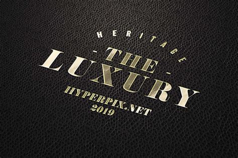 luxury logo mockup psd mockupbase