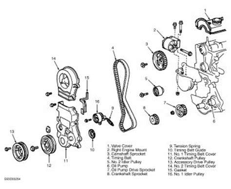 1992 Toyota Tercel Timing Marks for Belt: Engine Mechanical