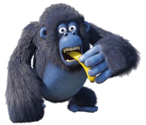 Miguel the Gorilla Eating Banana | PNGlib - Free PNG Library