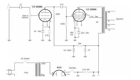 5w tube amp schematic
