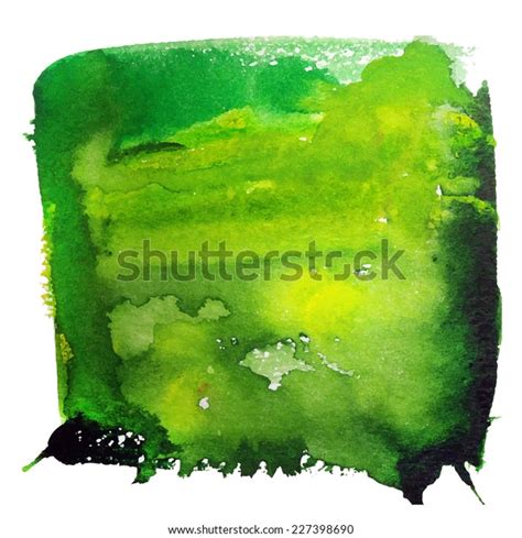 Green Watercolor Vector Background Stock Vector Royalty Free
