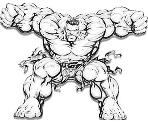 Red Hulk Coloring Coloring Pages