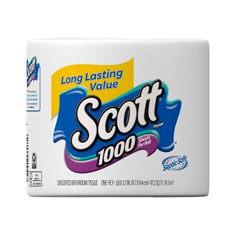 Scott Toilet Paper In The Toilet Paper Department At