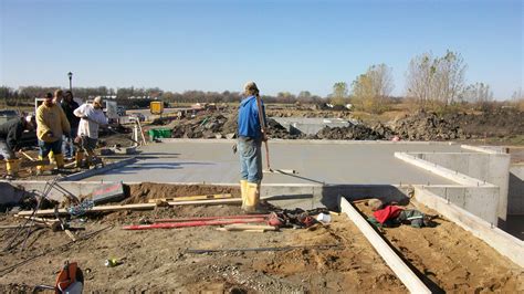 Lence cobb with 25 years experience including shows us how to do a concrete garage rebate with two edges. Swenson Home Build: Concrete Poured